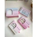 False Nails Packaging Box Manufacturer - Custom Clear PVC Window Luxury Gift Box