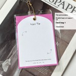 Nail Art Display Card Manufacturer - Custom Double-layer Paper Card with Dust Bag