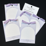 Purple Bowknot Display Card Manufacturer - Custom Silk Ribbon Press on Nail Packaging