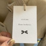 Clothing Labels Manufacturer - Custom Embossing Logo Art Paper Hang Tag