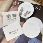 Earrings Display Card Manufacturer - Custom Cotton Paper Necklace Hair Clip Holder