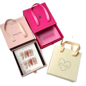 Handheld Jewelry Box Manufacturer - Custom Earring Necklace Paper Portable Handbag