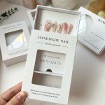 Press on Nail Packaging Box Manufacturer - Custom Drawer Box Transparent Window