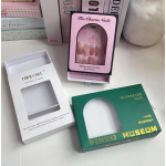 Press on Nails Box Manufacturer - Custom Clear PVC Window Slide Out Drawer Gift Box