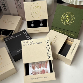 Nail Art Display Box Manufacturer - Custom Recyclable Handmade Jewelry Gift Box