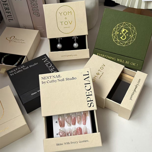 Nail Art Display Box Manufacturer - Custom Recyclable Handmade Jewelry Gift Box