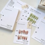 Nail Art Card Manufacturer - Custom Press On Nail Packaging Set with OPP Bag