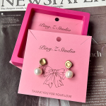 Earring Card Manufacturer - Custom Necklace Bracelet Ring Display Paper Holder