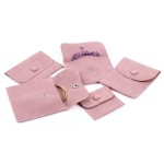 Jewelry Pouch Manufacturer - Flat Suede Envelope Packaging