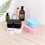 Jewelry Organizer Factory - Portable Leather Case with Mirror