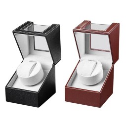 Watch Winder Factory - Leather Wooden Automatic Motor Case