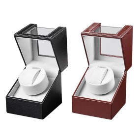 Watch Winder Factory - Leather Wooden Automatic Motor Case