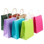 Shopping Paper Bags Manufacturer - Custom Kraft Window Bag
