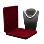 Pearl Necklace Box Manufacturer - Large Velvet Square Jewelry Case