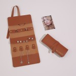 Jewelry Organizer Bag Manufacturer - Custom Logo PU Leather Travel Roll