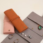 Jewelry Organizer Pouch Factory - Custom Logo Foldable Velvet Roll