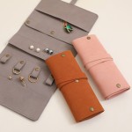 Jewelry Organizer Pouch Factory - Custom Logo Foldable Velvet Roll
