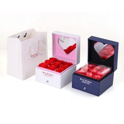 Gift Box Manufacturer - Custom Paper Flower Round Box