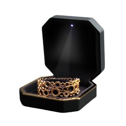 LED Ring Box Factory - Velvet Leather Jewelry Storage with Lights