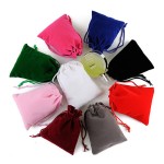 Jewelry Pouch Manufacturer - Luxury Suede Drawstring Bag