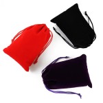 Jewelry Pouch Manufacturer - Luxury Suede Drawstring Bag