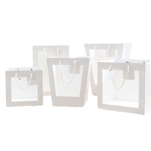 Paper Bag Manufacturer - Portable Transparent Window Bag