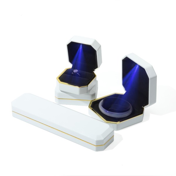 LED Jewelry Box Manufacturer - Custom Octagonal Spray Paint Design