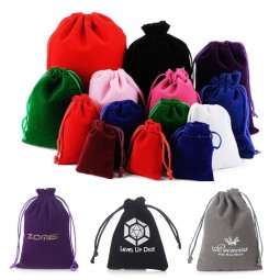 Jewelry Pouch Manufacturer - Luxury Suede Drawstring Bag