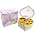 Music Jewelry Box Manufacturer - Heart-shaped Ballerina Rotating
