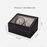 Watch Winder Factory - 4-Watch Automatic Wooden Box