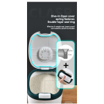 Rice Dispenser Manufacturer - Large Sealed Grain Container with Measuring Cylinder