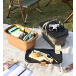 Picnic Basket Manufacturer - Portable Folding with Table Lip Handle Space-Saving