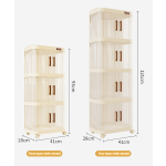 Cosmetics Storage Box Manufacturer - Foldable Plastic Rectangle Stackable with Lid