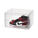 Sneaker Storage Box Manufacturer - Clear Drop Side Magnetic Door AJ Folding