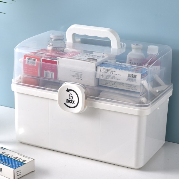 First Aid Box Manufacturer - Portable Three-Layer Multipurpose Medical Cabinet