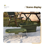 Picnic Basket Manufacturer - Portable Folding with Table Lip Handle Space-Saving