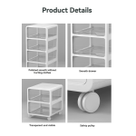 Storage Cabinet Manufacturer - Large Foldable with Wheel Door Stackable Bin