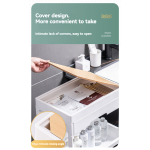 Storage Organizer Manufacturer - Multi-Functional 4-Tier PP+PD with Wheels