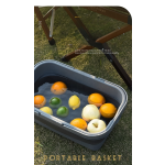 Camping Basket Manufacturer - Multifunction Folding Wash Basin with Lid and Tray