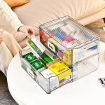 Storage Drawer Manufacturer - Portable Clear PET Multi-Layer Organizer Container