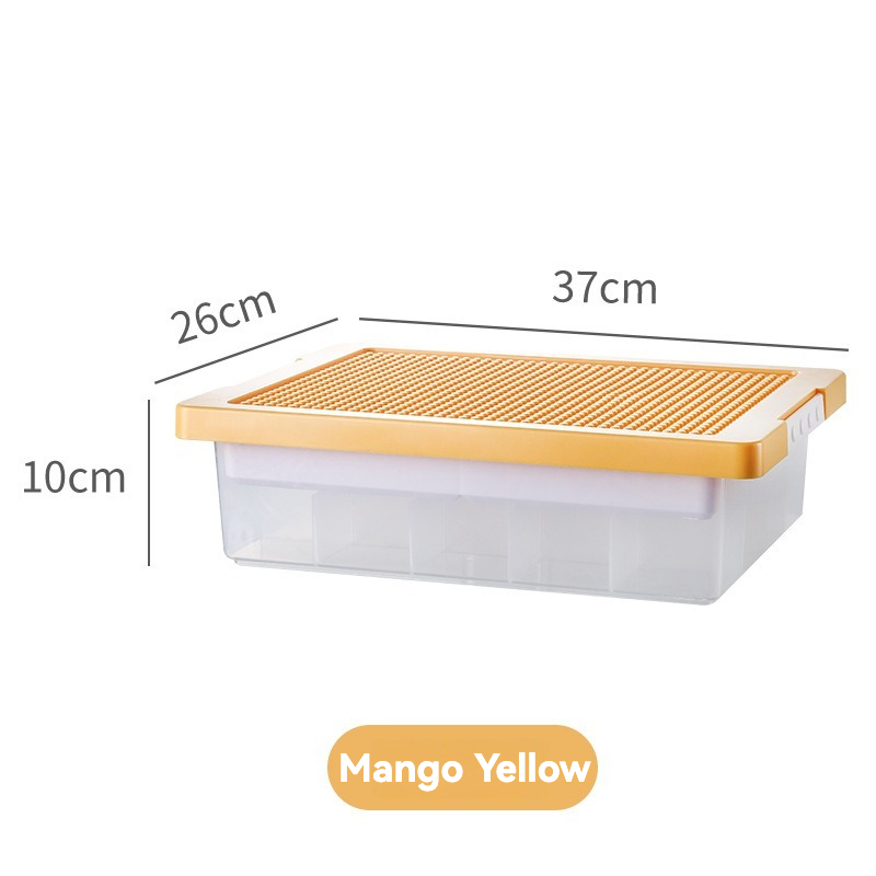 Toy Storage Box Manufacturer - OEM PP Creative Kids Educational Building Lid