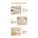 Cosmetic Storage Box Manufacturer - Plastic Collapsible Dust Proof Makeup Organizer