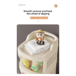 Storage Rack Manufacturer - Mobile Small Cart Multi-layer for Toys Snacks
