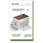 Outdoor Storage Box Manufacturer - 30L-60L Folding with Wooden Lid Trunk Container