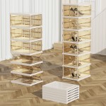 Shoe Cabinet Manufacturer - Folding Large Capacity Multi-Layer Plastic Box
