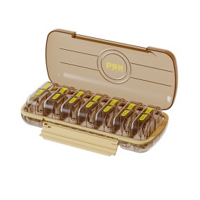 Pill Organizer Manufacturer - 14 Compartments Weekly Medication Reminder Box