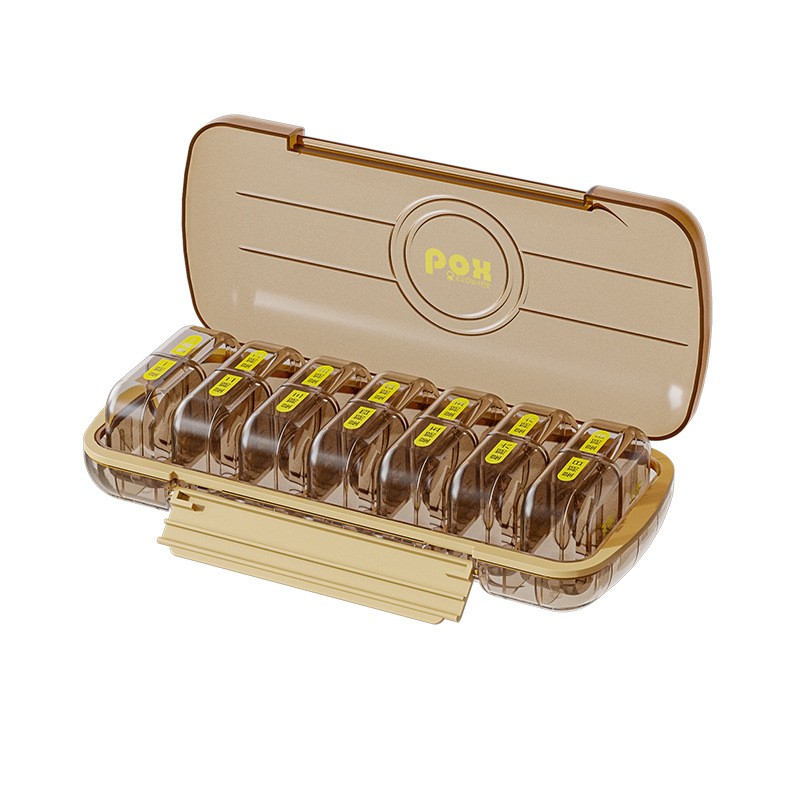 Pill Organizer Manufacturer - 14 Compartments Weekly Medication Reminder Box