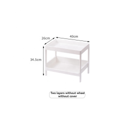 Storage Rack Manufacturer - 4-Layer Retractable Drawer Trolley Standing Mobile