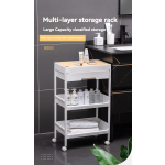 Storage Organizer Manufacturer - Multi-Functional 4-Tier PP+PD with Wheels