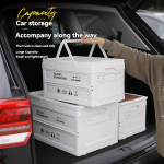 Picnic Basket Manufacturer - Foldable Side Open Camping Box with Table Lid